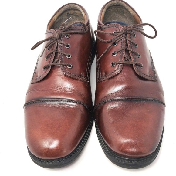 Dockers Brown Leather Cap Toe Oxfords Casual Shoes main image 8